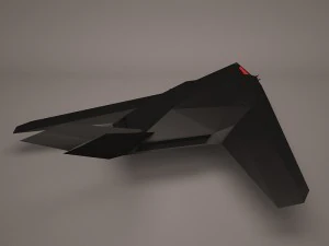 military aircraft 63 3D Model