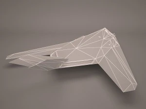 military aircraft 63 3D Model