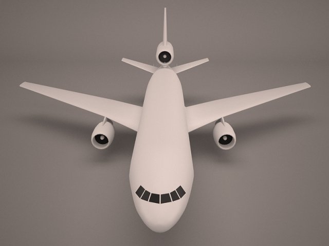 military aircraft 65 3D Model .c4d .max .obj .3ds .fbx .stl .blend 