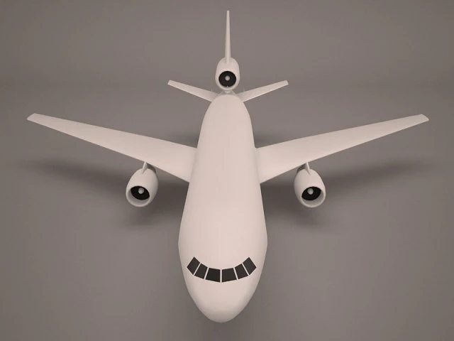 military aircraft 65 3D Model .c4d .max .obj .3ds .fbx .stl .blend 