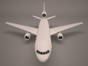 military aircraft 65 Model 3D