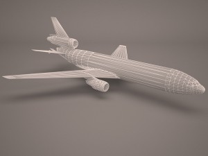 military aircraft 65 3D Model