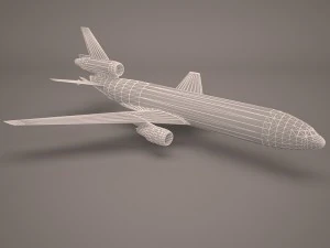 military aircraft 65 3D Model