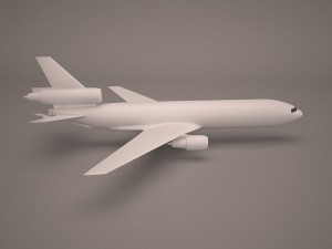 military aircraft 65 3D Model