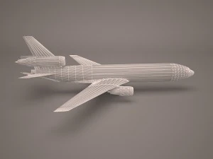 military aircraft 65 3D Model