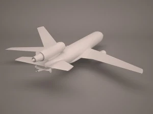 military aircraft 65 3D Model