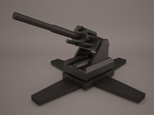 anti aircraft Modelo 3D
