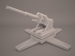 anti aircraft 3D मॉडल