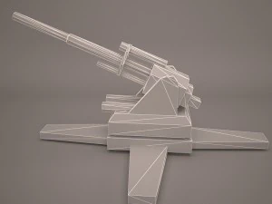 anti aircraft 3D Model