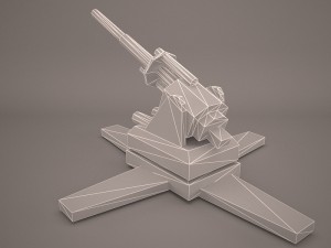 anti aircraft 3D मॉडल
