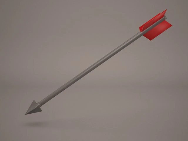 arrow 3D Model .c4d .max .obj .3ds .fbx .stl .blend