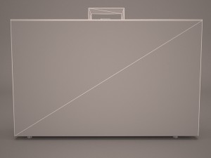 attache case Modèle 3D