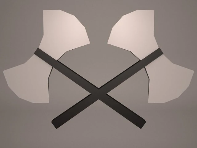 ascia del guerriero Modello 3D .c4d .max .obj .3ds .fbx .stl .blend 