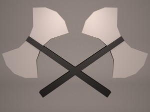 warrior axe 3Dモデル