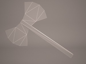 warrior axe 3D Model