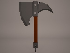 warrior axe 1 3Dモデル