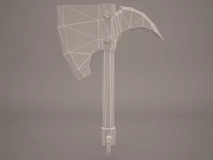 warrior axe 1 3D Model