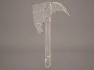 warrior axe 1 3D Model