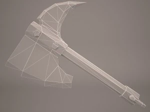 warrior axe 1 3D Model