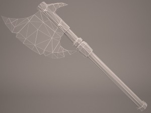 warrior axe 2 3D 模型