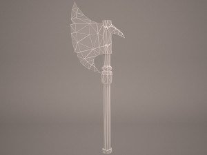 warrior axe 2 3D 模型