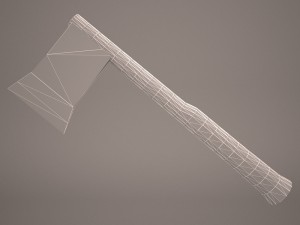 warrior axe 4 3D 模型