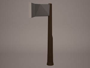 warrior axe 4 3D 模型