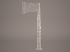 warrior axe 4 3D 模型