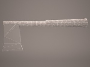 warrior axe 4 3D 模型