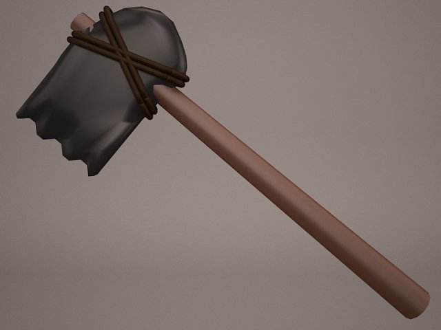 warrior axe 5 3Dモデル .c4d .max .obj .3ds .fbx .stl .blend 