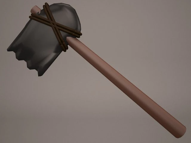 warrior axe 5 3D Model .c4d .max .obj .3ds .fbx .stl .blend 