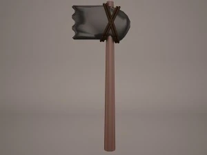 warrior axe 5 3D Model
