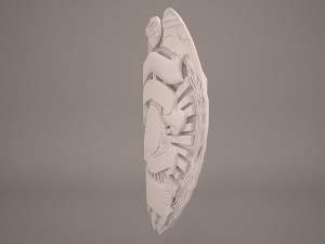 us police badge Model 3D
