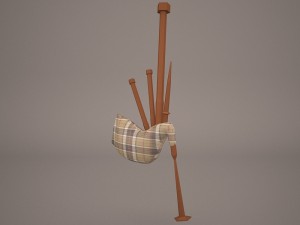 bagpipes 3D Model