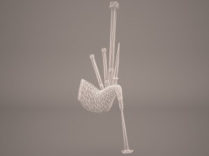 bagpipes Modello 3D