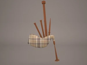 bagpipes 3D Model
