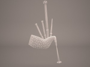 bagpipes Modello 3D