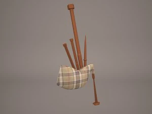 bagpipes 3D Model