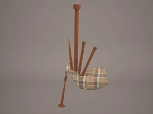 bagpipes 3D Model