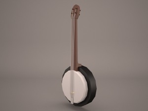 banjo Model 3D