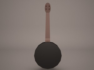 banjo Model 3D