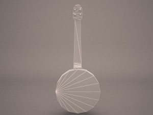 banjo Model 3D