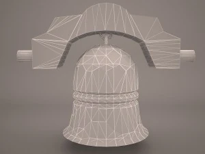 old bell 3D Model