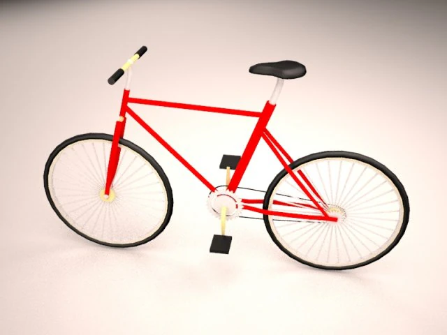bicycle 3D Model .c4d .max .obj .3ds .fbx .stl .blend