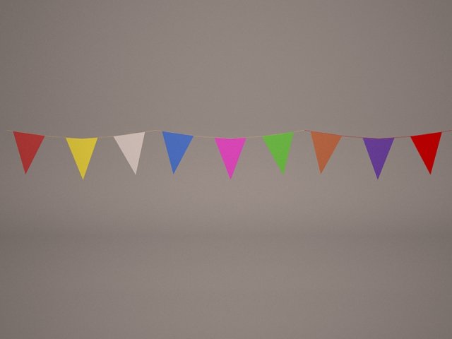 flags banner Modelo 3D .c4d .max .obj .3ds .fbx .stl .blend 