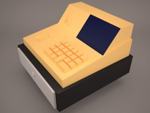cash register Modelo 3D