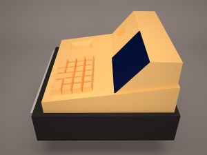 cash register Modelo 3D