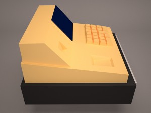 cash register Modelo 3D