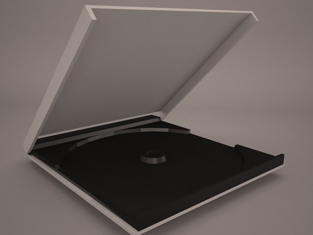 cd jewel case Modelo 3D .c4d .max .obj .3ds .fbx .stl .blend 