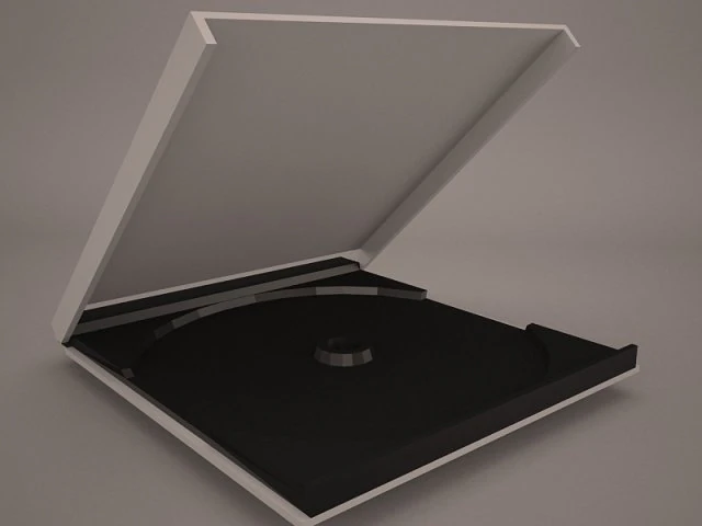 cd jewel case 3D Model .c4d .max .obj .3ds .fbx .stl .blend 